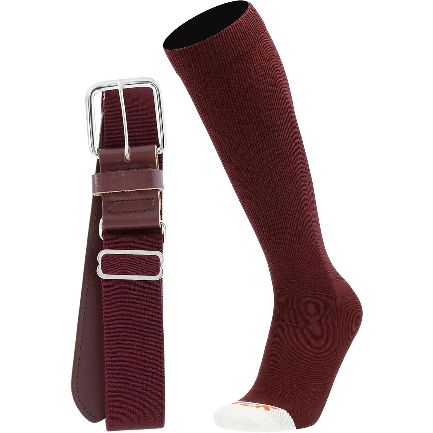Softball or Baseball Socks and Belt Combo - Youth and Adult Sizes Boys and Girls Men and Women