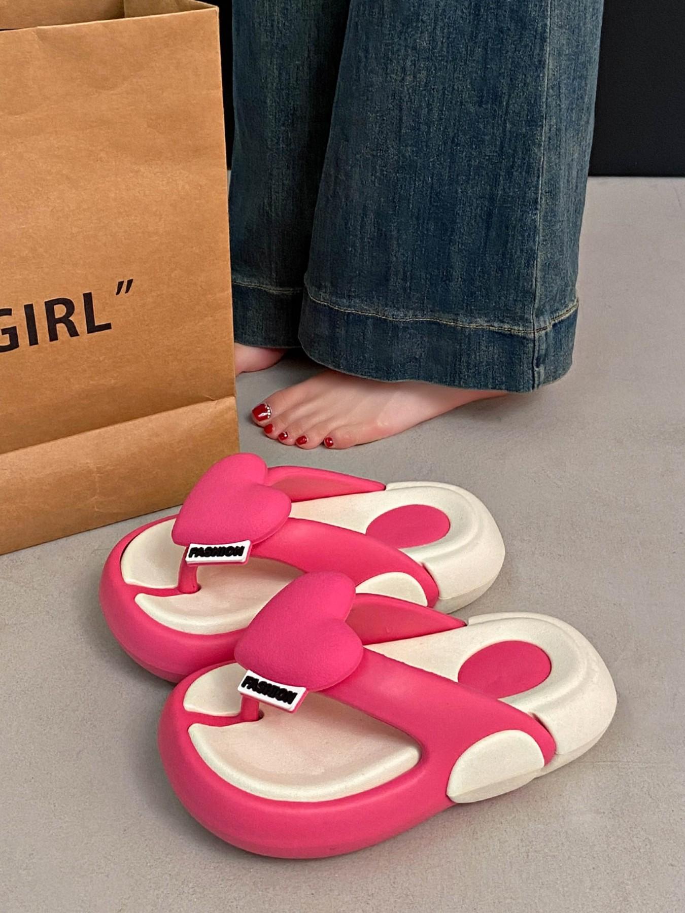 Fresh Girl Style Sandals, Lightweight and Soft, Summer Daily Wear, Versatile Women's Slippers, Casual PU Leather Eva Sole