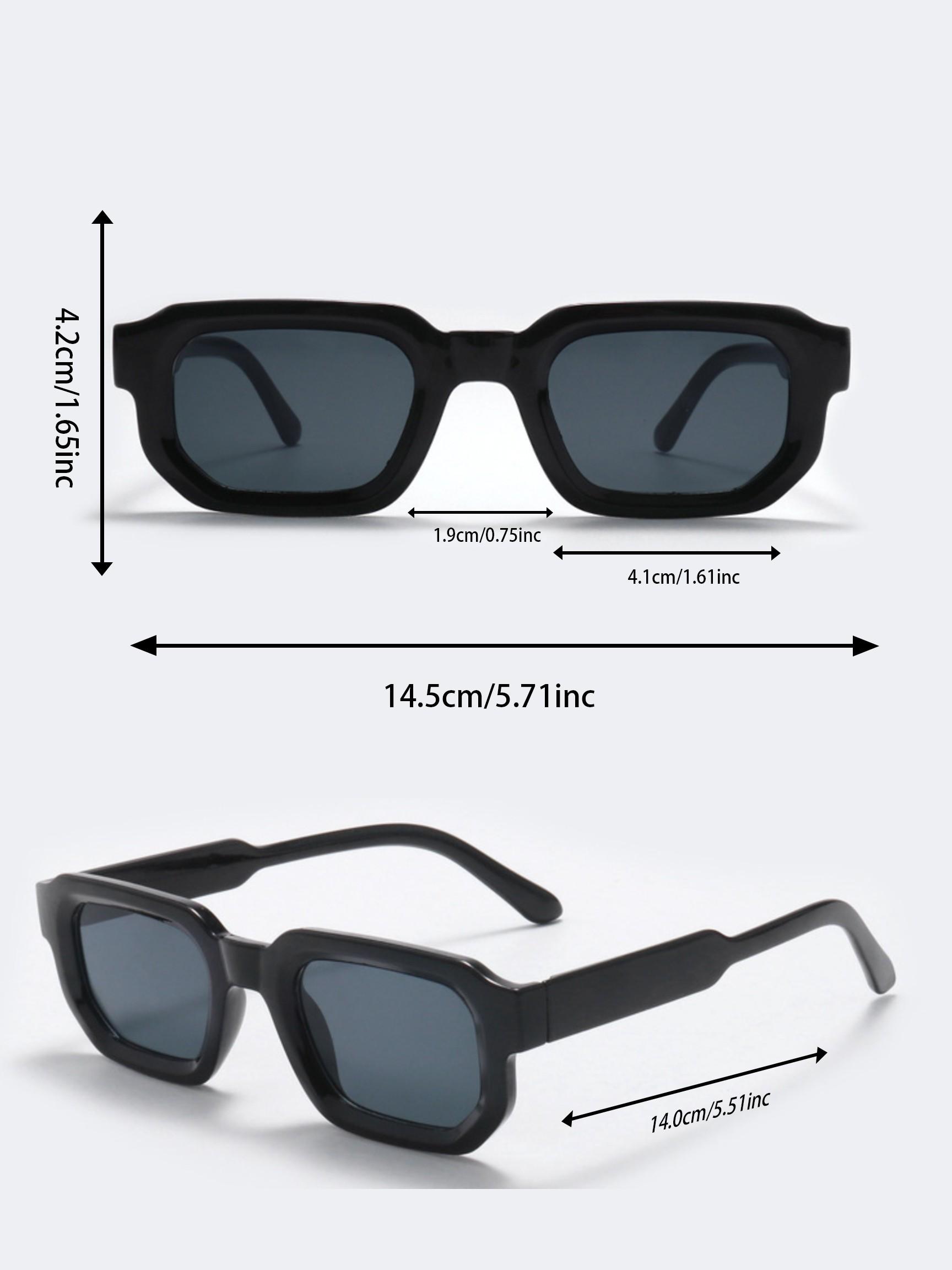 Unisex Square Sunglasses, Perfect for Daily Driving and Music Festivals, Ideal Gift Choice, Stylish and Versatile Eyewear
