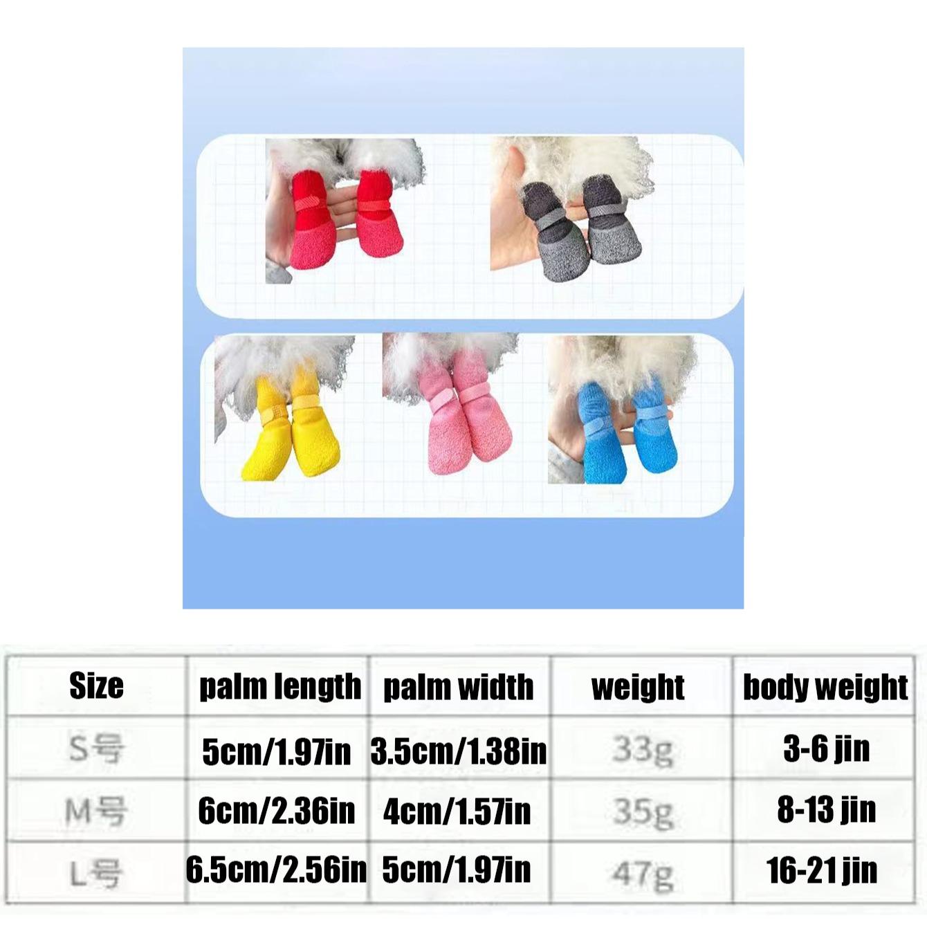 Non-Slip Dog Socks, Waterproof Soft Sole, Durable Breathable Pet Shoes, Universal Anti-Scratch Indoor Outdoor Dog Boots, Pet Supplies