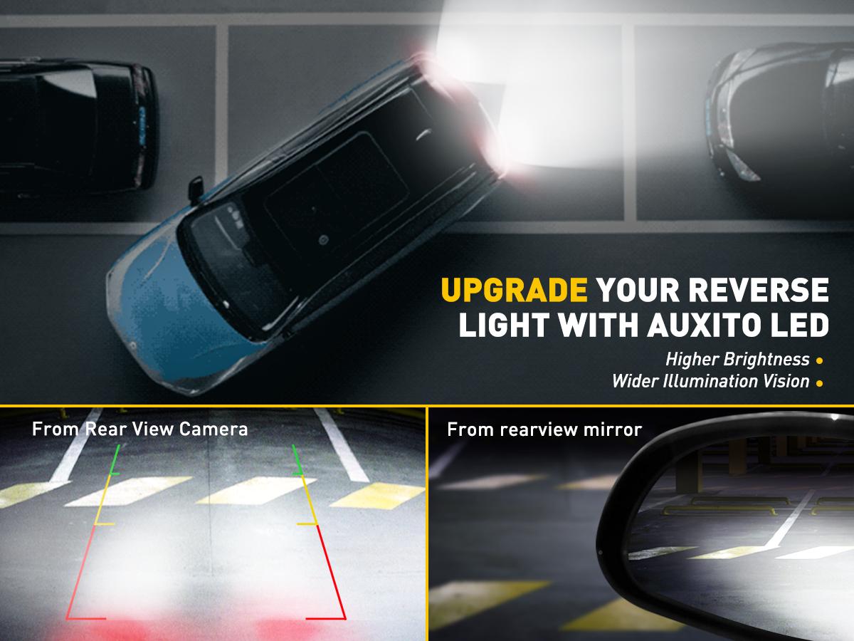 AUXITO 912 921 LED Bulb for Backup Light Reverse Lights High Power 2835 15-SMD Chipsets Error Free T15 906 922 W16W Bulbs, 6000K White Daytime Running Lights (Upgraded, Pack of 2) AUXITO 912 921 LED Bulb for Backup Light Reverse Lights High Power 2835 15-SMD Chipsets Error Free T15 906 922 W16W Bulbs, 6000K White Daytime Running Lights (Upgraded, Pack of 2)