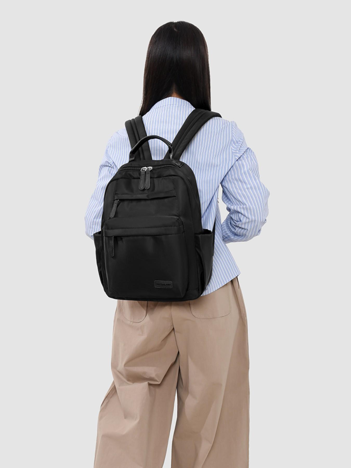 High-End Women's Backpack, Large Capacity Lightweight Simple Book Bag, Unisex Travel Nylon Backpack, Commute Laptop Bag, Casual Nylon Backpack, New Arrival
