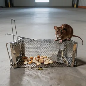 6-Pack Metal Mouse Traps, Reusable with One-Way Door, Indoor Outdoor Home Pest Control, Durable Rodent Capture Devices