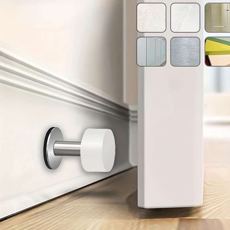 2PCS Self Adhesive Door Stopper Rubber Buffer Noise Reduction Home Office Door Stop Protect Floor Wall