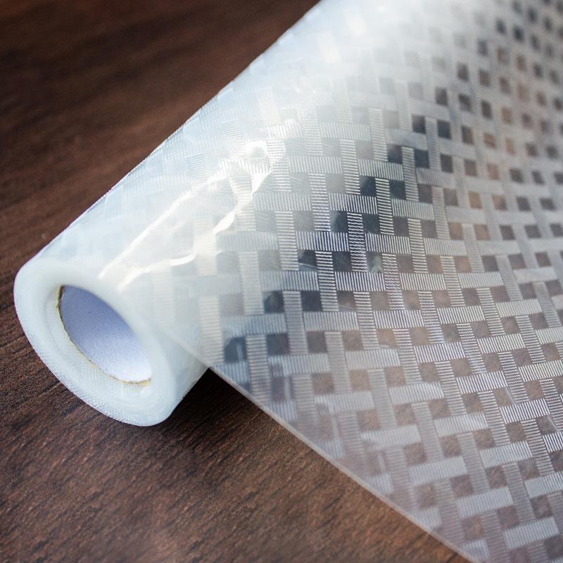 Washable Cabinet Liner, Non-Adhesive Clear Drawer Liner, Non-Slip, Transparent, for Kitchen Cabinets, Pantry Cabinets, Multi-Purpose Mat