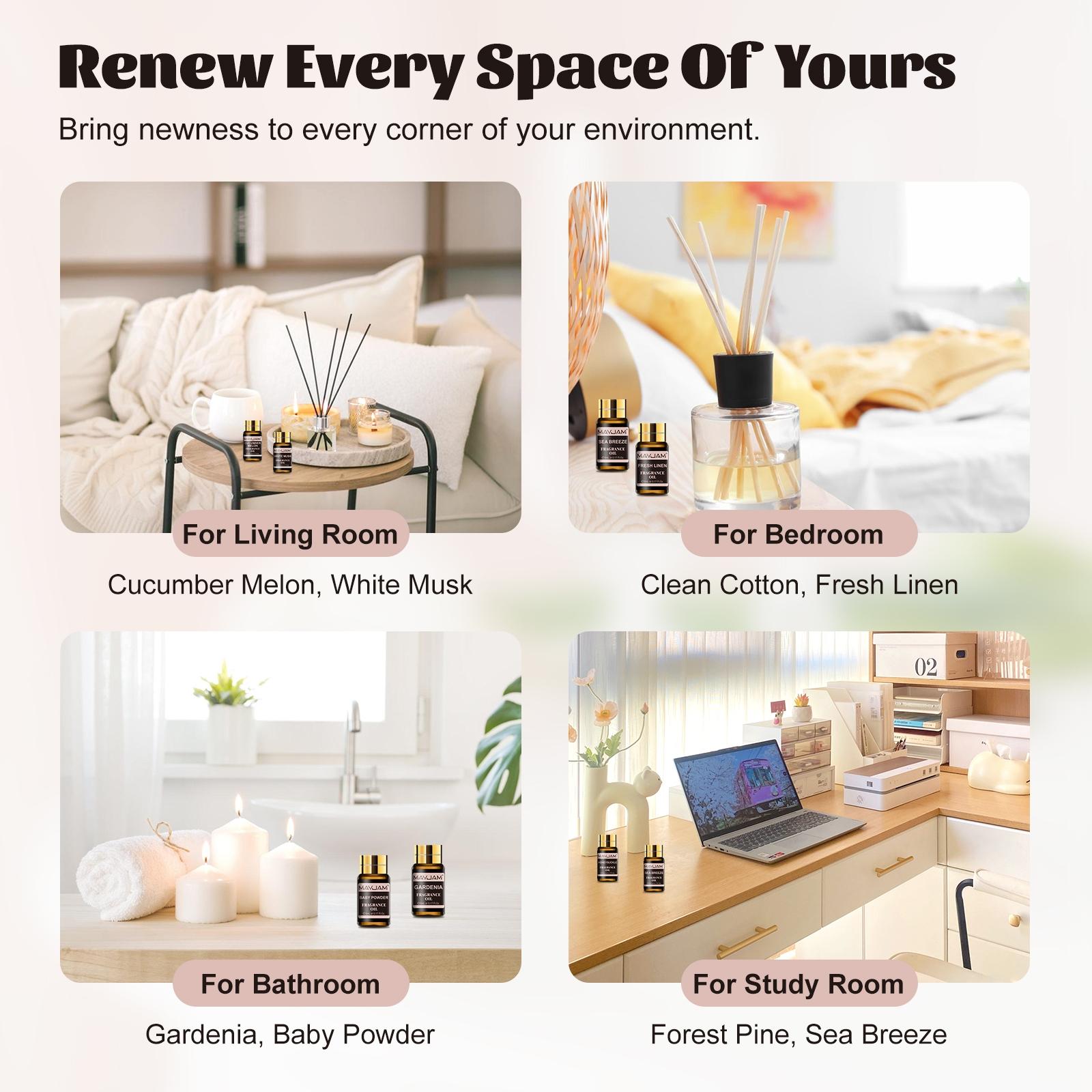 20 Bottle Aromatherapy Essential Oil Gift Set, Aromatherapy Oils, Aroma Diffuser Oil, Long-Lasting Scent Home Fragrance, Perfect for Soap Candle Making, Ideal Gift Choice