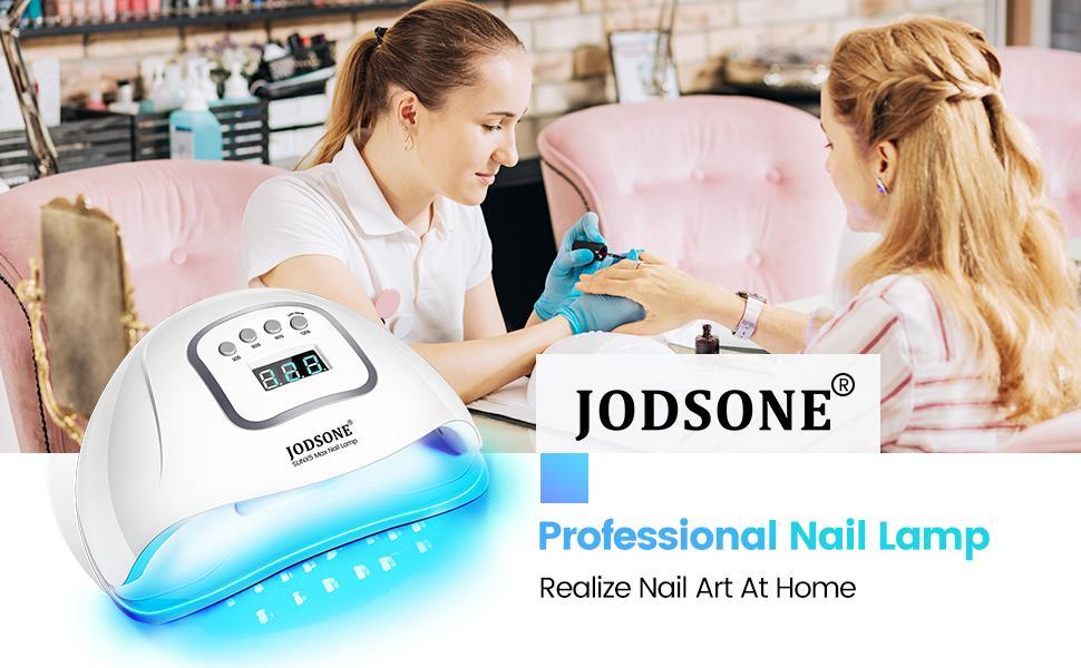 JODSONE UV LED Nail Lamp, Nail Dryer for Gel Polish, Gel Nail Lamp Led Nail Light for Gel Nails with Automatic Sensor & 4 Timers
