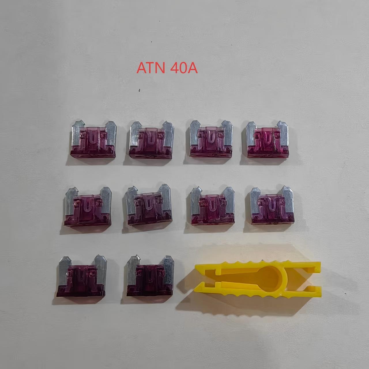 (10 Pack), ATN Micro Blade Fuse, Nickel Plated, 12 Amp Specifications Available, Suitable for Cars, Trucks, Boats, Motorcycles, SUVs