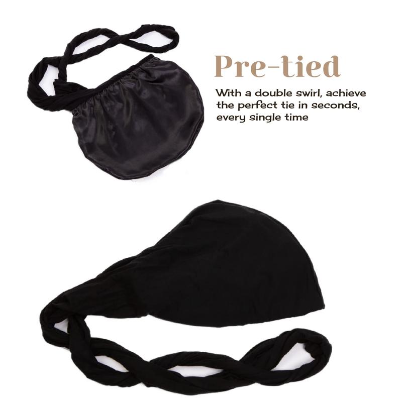 Stylish Turban for Men, Men's Turban Twist Head Wraps Durag for Men Women Modal and Satin Vintage Turban Scarf Tie