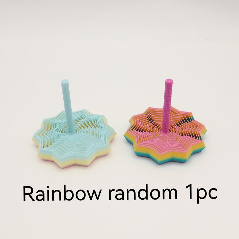 1pc 3D Printed Hexagonal Spiral Stress Relief Fidgeting Toy, Home Decor, Halloween & Christmas Gift, Party Favor, Unique Desk Accessory