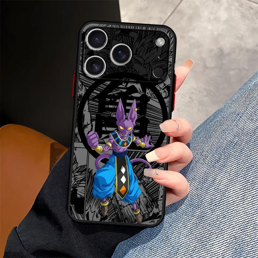 Anime Beerus Funda Back Phone Cover Case for Iphone 17 16 15 14 13 12 11 17Air Plus Pro Promax Samsung Galaxy S26 S25 S24 S23 S22 Christmas Gift