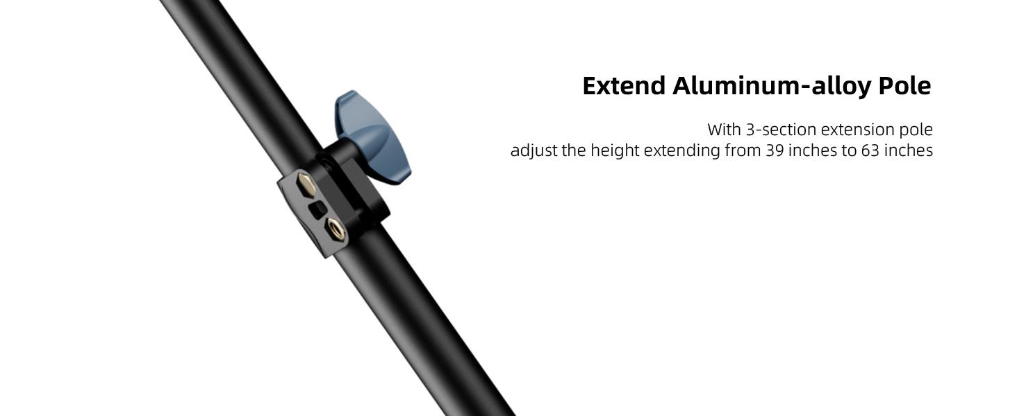 Weilisi 10.5" Ring Light with 69" Tripod Stand, Phone Holder & Remote – Dimmable LED Circle Light for Live Streaming, Makeup, YouTube, TikTok, Selfie Photography (Compatible with iPhone/Android)