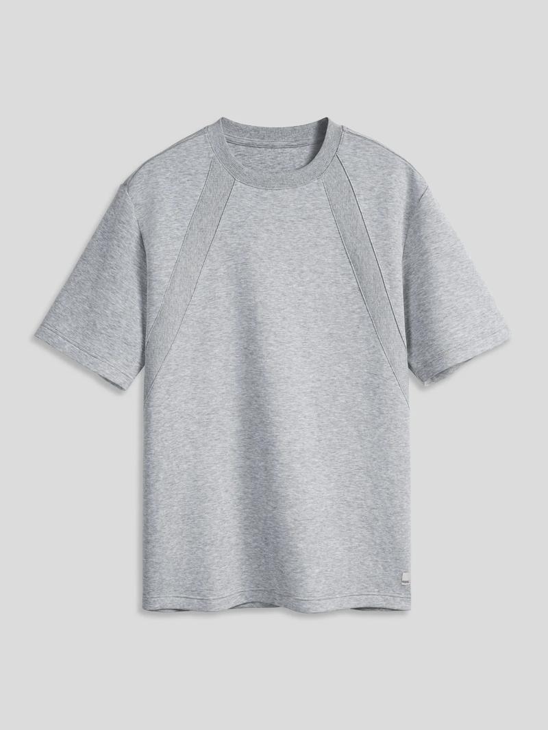 Fioboc Men's Weekend Performance Crew Neck Tee - Streetwear Casual Basic Short Sleeve Top