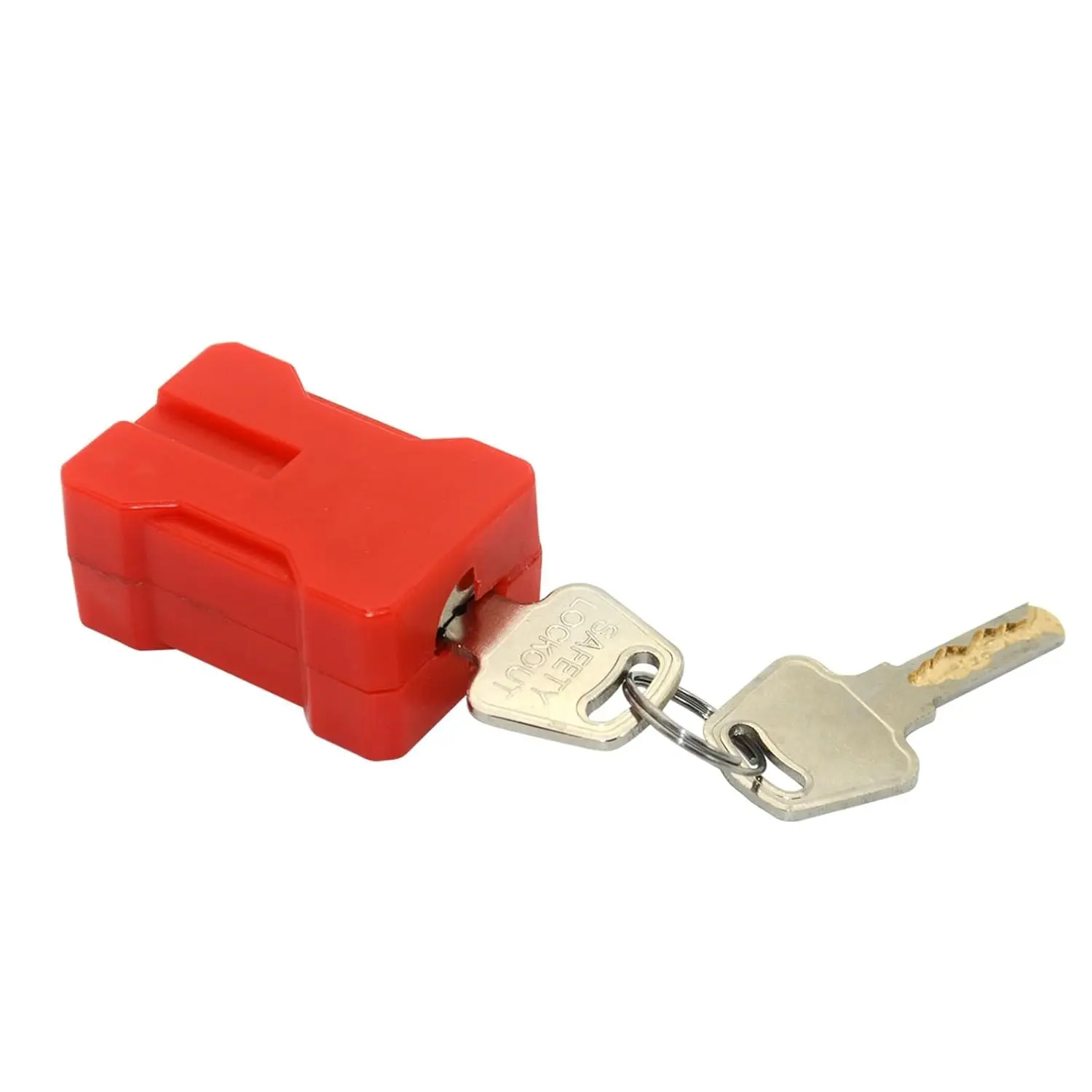 Electrical Plug Lockout Device with 2 Keys, Fits for Standard 2&3 Pronged Plugs, Safety Assurance Device