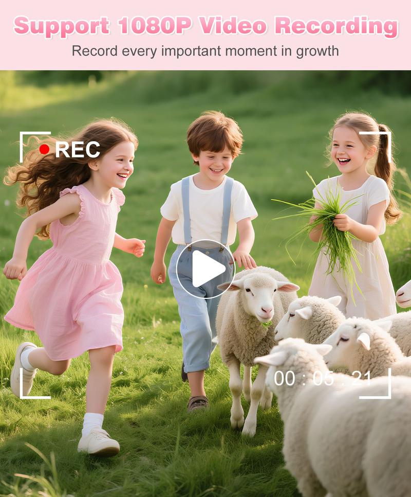 FHD 1080P Digital Camera with SD Card, 16X Digital Zoom, Pocket-Sized Portable Point and Shoot Camera for Teenagers, Students & Adults, Tech Gadgets for Gift #TOP PICKS