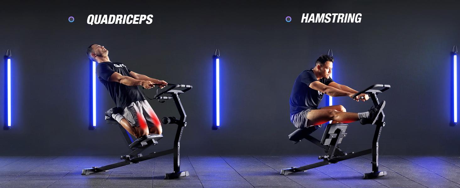 Stretch Machine, Full Body Stretching Equipment with Leg & Lower Back Stretcher, Back Pain Relief, Home Gym Flexibility & Mobility Fitness