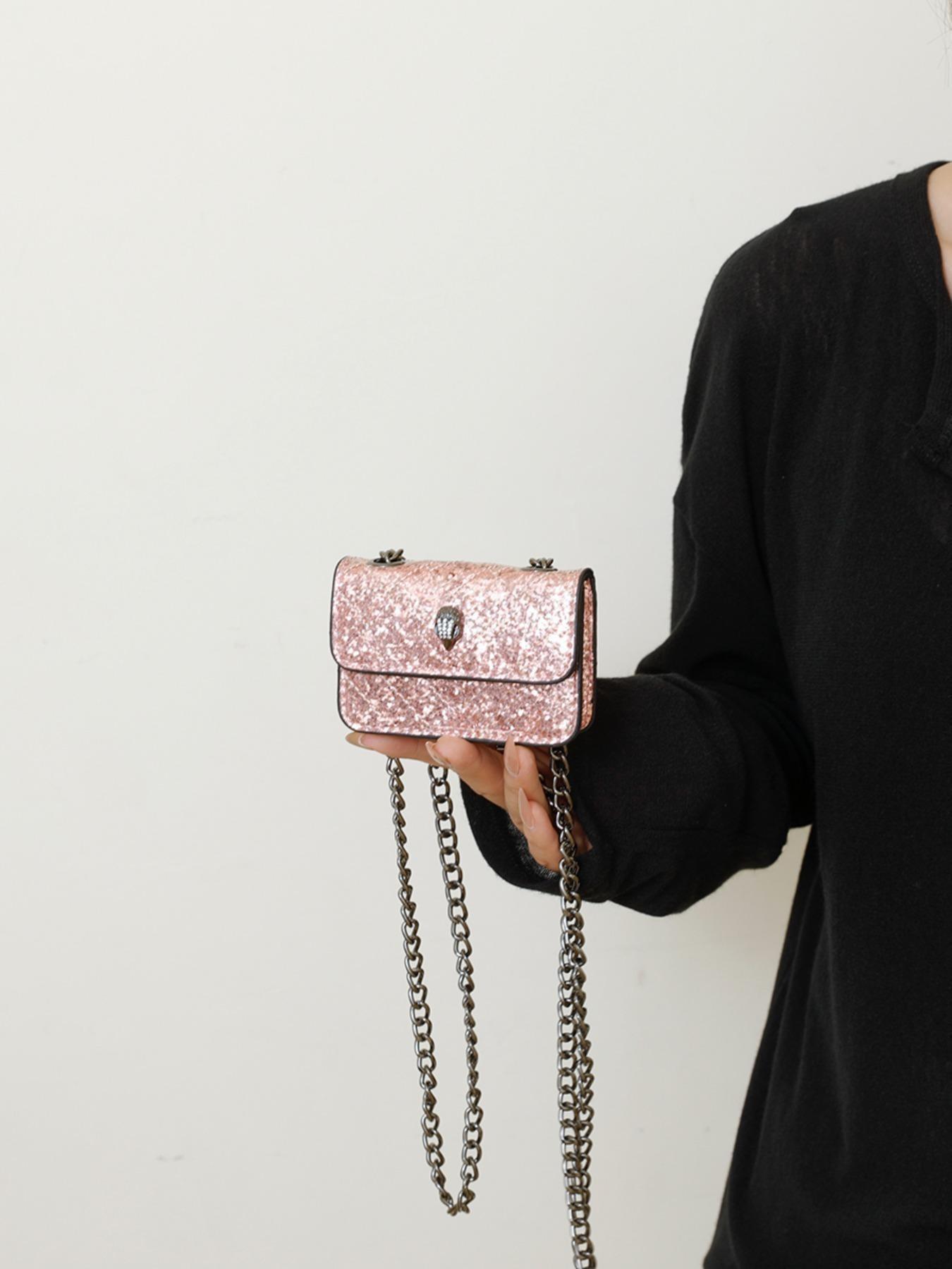 Elegant Mini Crossbody Shoulder Bag for Women, Magnetic Closure, Letter Pattern, Versatile Daily Use, Travel, Commute