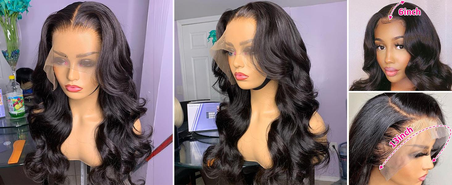 2026 TikTok Shop Deal Chocolate Brown Deep Wave Lace Front Wigs Human Hair 180 Density 13x6 HD Lace Frontal Wigs Curly Human Hair Brown Glueless Wig For Women Pre Plucked with Natural Hairline Valentine's Day Gift