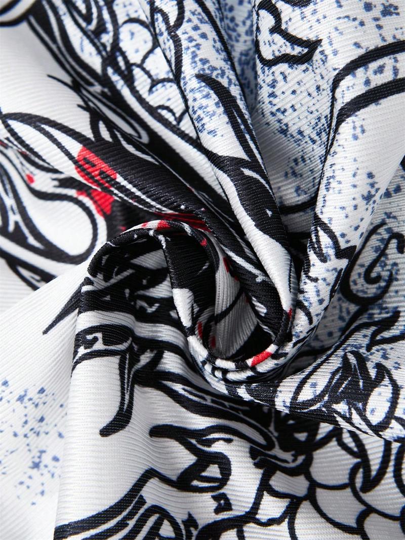 Men's Casual Graphic Print Boxing Shorts, Athletic Wear Shorts, Comfortable Loose Fit, Regular Style, Perfect for Leisure Scenes, Simple Design