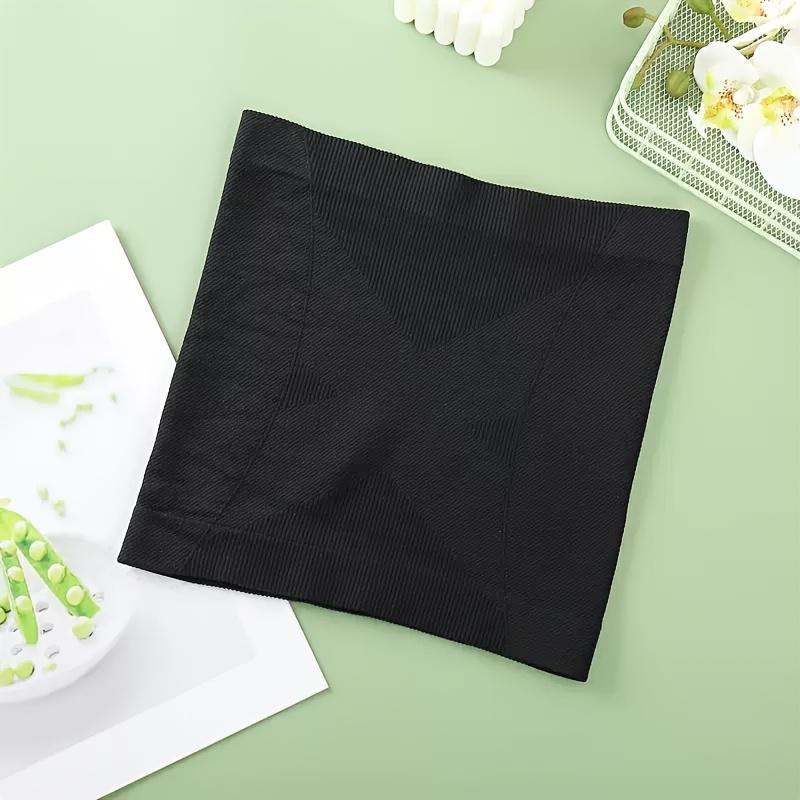 Large-sized abdominal support belt for women, four-season elastic waist cinching belt - suitable for postpartum use and everyday wear | Breathable, seamless, and invisible undergarment belt, available in black and light beige (M-2XL)