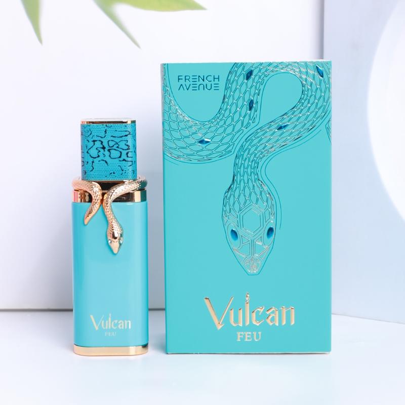 Vulcan Fragrance Feu100ml, EDP Fragrance, Long-Lasting Fresh Floral Scent, Unisex Perfume for Men & Women, Perfect Gift Idea, Arabic Style
