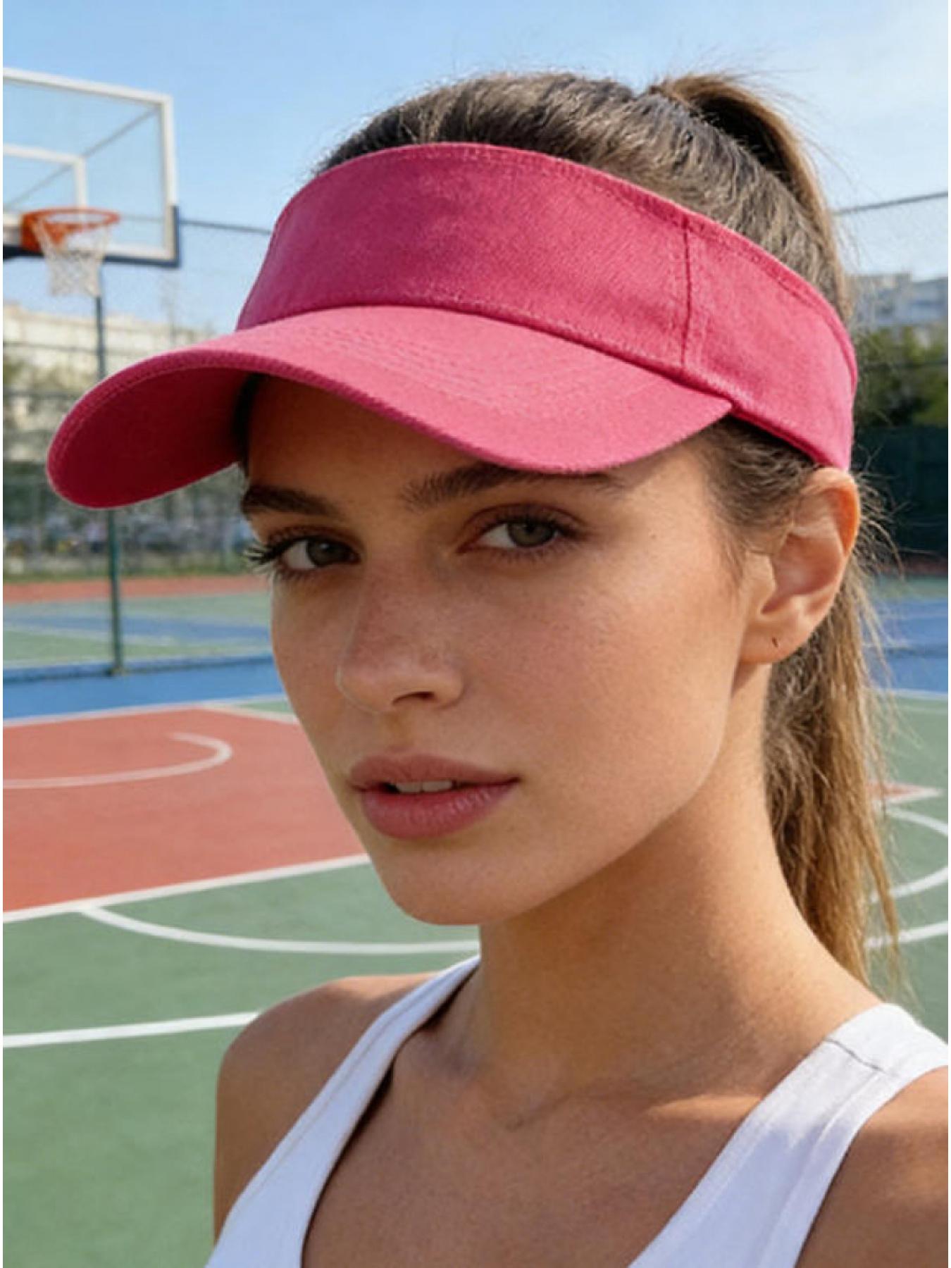 2026 Spring Summer New Pure Color Simple Adjustable Open Top Hat, UV Protection Sun Hat for Women, Sports Leisure Versatile Sun Hat for sports and casual wear, versatile open-top sun hat, Open-top design for ultimate airflow