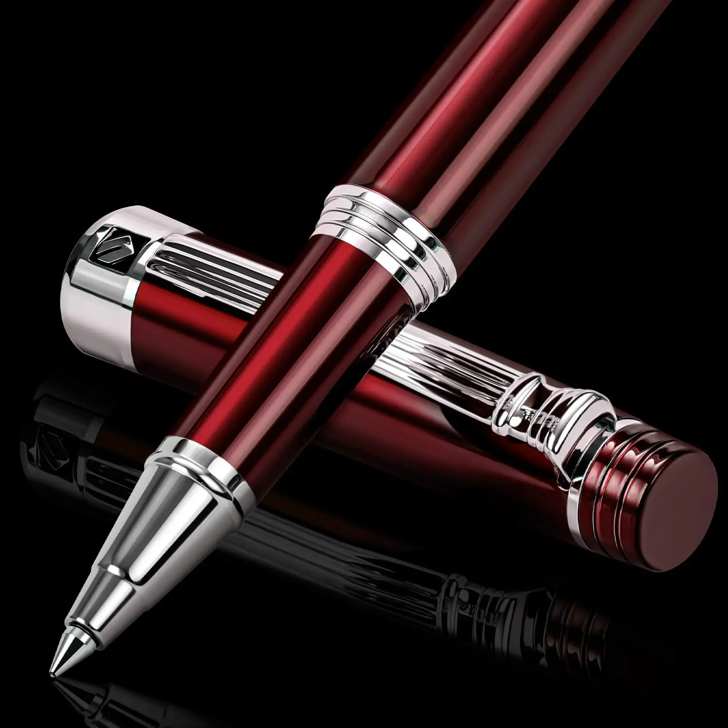 Luxury Writing Rollerball Pen With  Refill,Metal Pen Of 24k  Trim,Fancy Pen  Set For Men&Women In Executive Offices Business