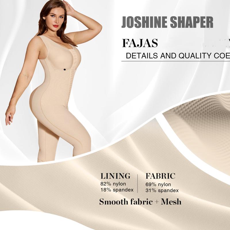 JOSHINE SHAPER Shapewear Tummy Control Faja Butt Lift Curvy Girdle Full Body Buttoned  Body Shapewear