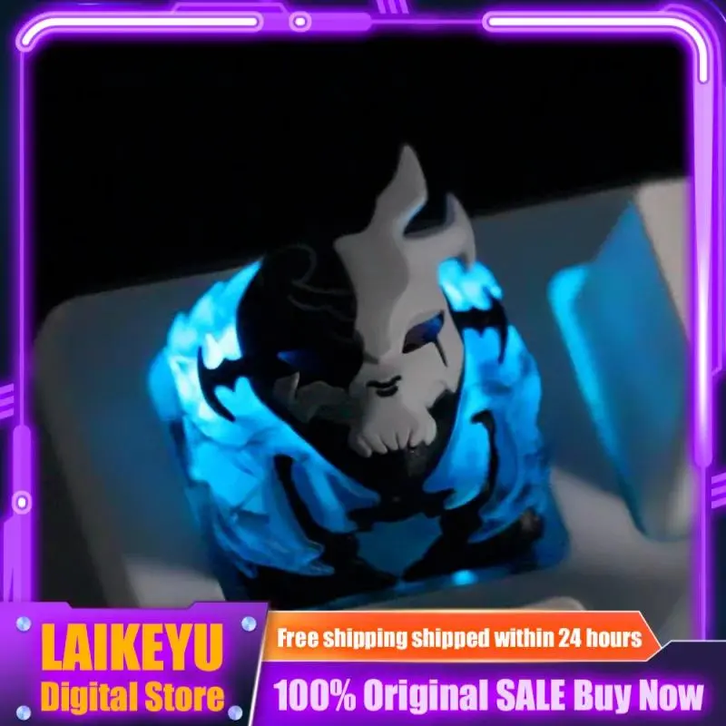 Shadow Legion Theme Keycaps Mechanical Keyboard Resin Custom Keycaps Cross Axis PC Gaming Keyboard Peripherals Collection Gift