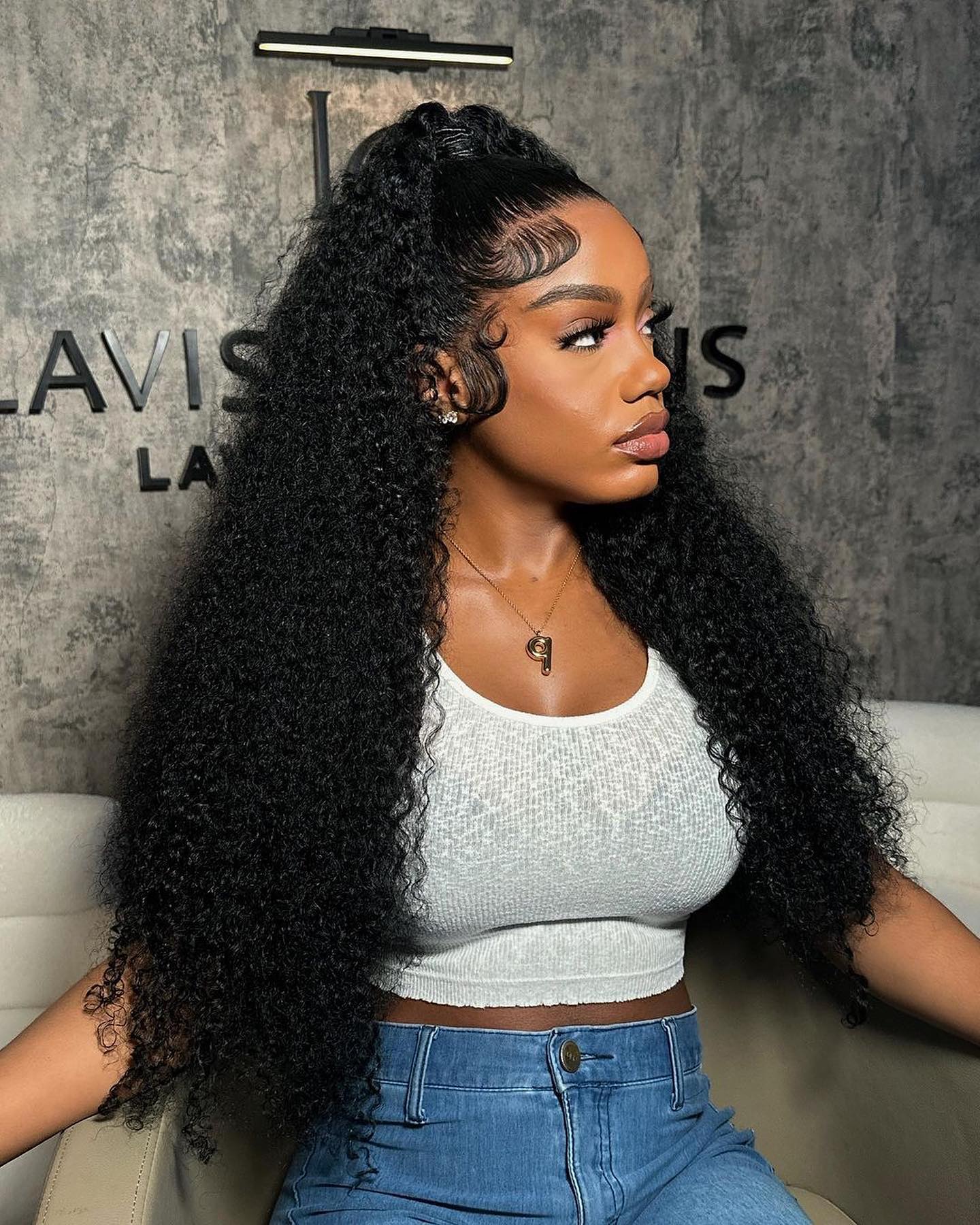Bling Hair Lace Frontal Wigs Kinky Curly 13x4 13x6 Hd Transparent Lace Front Real Human Hair Wig Pre Plucked 4x4 Lace Closure Wig For Women 30 32 Inch TikTokShopHolidayHaul