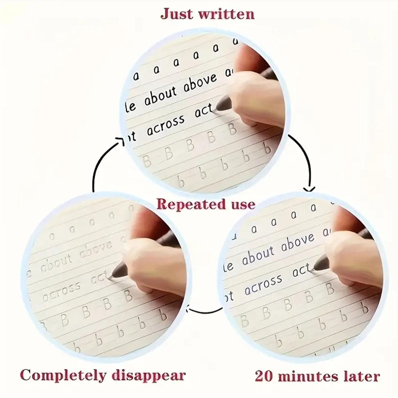 Middle School High School Calligraphy Practice Sheets, Pinyin Edition, Brush Writing Guide, Ideal for Students Learning Handwriting Skills, Learning Materials