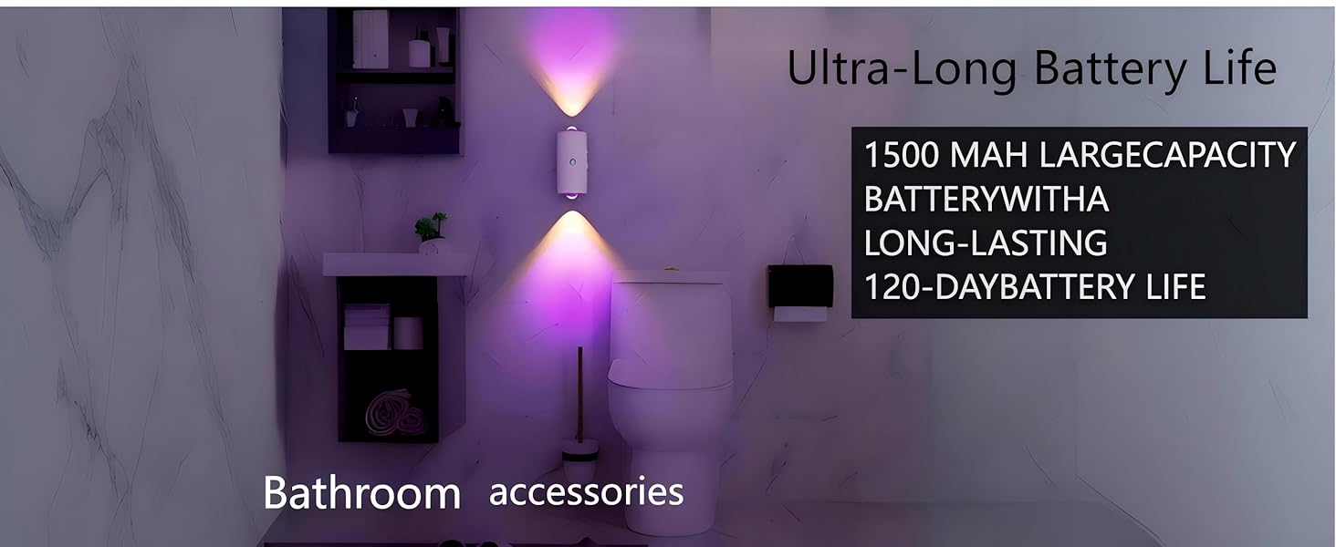 Smart LED Night Light with Motion Sensor, RGB Gradient Dimmable Wall Lamp, USB Rechargeable Indoor Ambient Lighting, Magnetic Step Lamp for Entryway, Bedside, Desk, Operated for Bedroom, Bathroom, Stairs & More,Convenient Plug-Free Charging