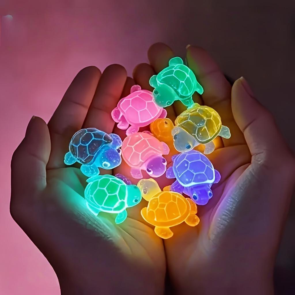 Luminous Glow In Dark Resin Turtles