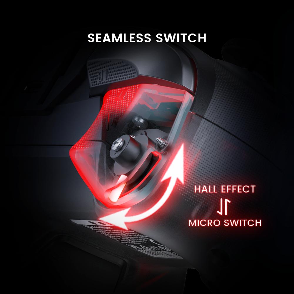 GameSir Cyclone 2 (Not Compatible with Xbox) Wireless Controller for PC/Switch/iOS/Android with Mag-Res TMR Sticks, Hall Effect Triggers, RGB Lighting, 6-Axis Gyro