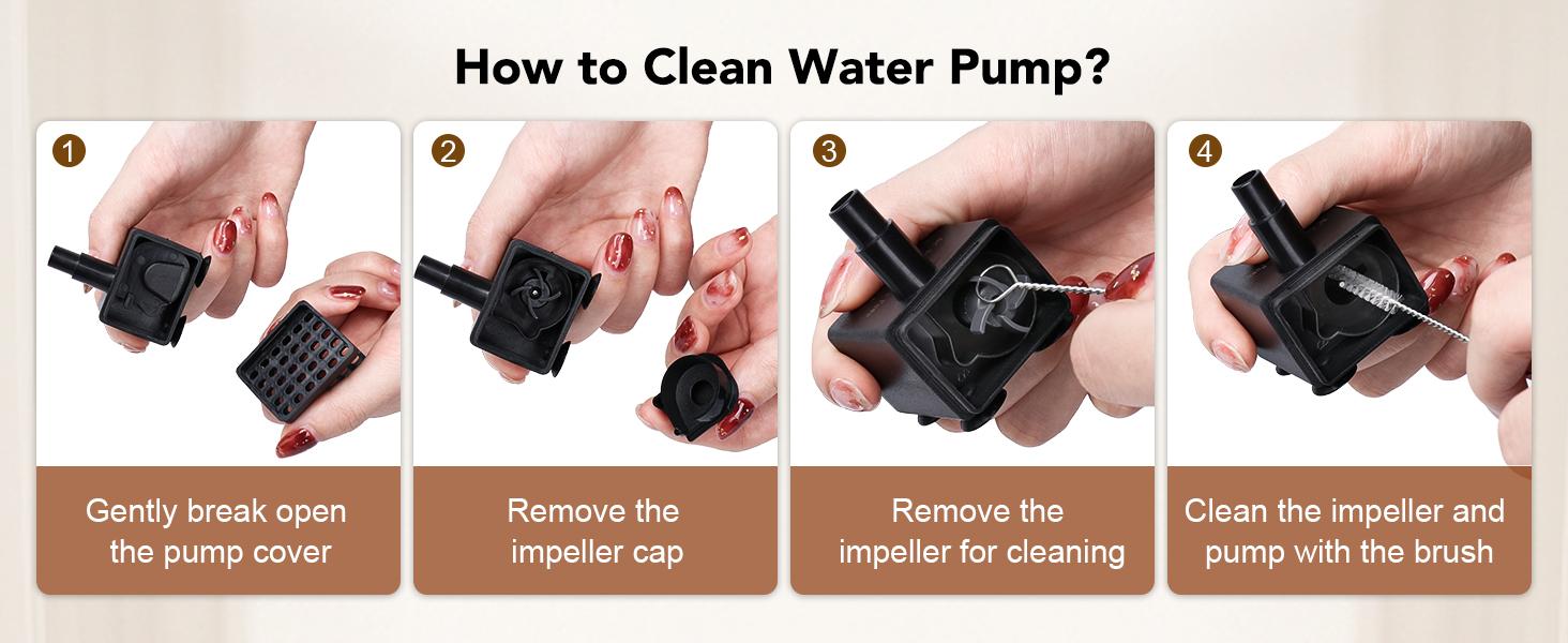 Cat Water Fountain Stainless Steel 101oz/3L Pet Fountain, Cat Drinking Fountain, Automatic Dog Water Bowl Dispenser with Quiet Pump and Water Level Window for Cats Indoor, Dogs