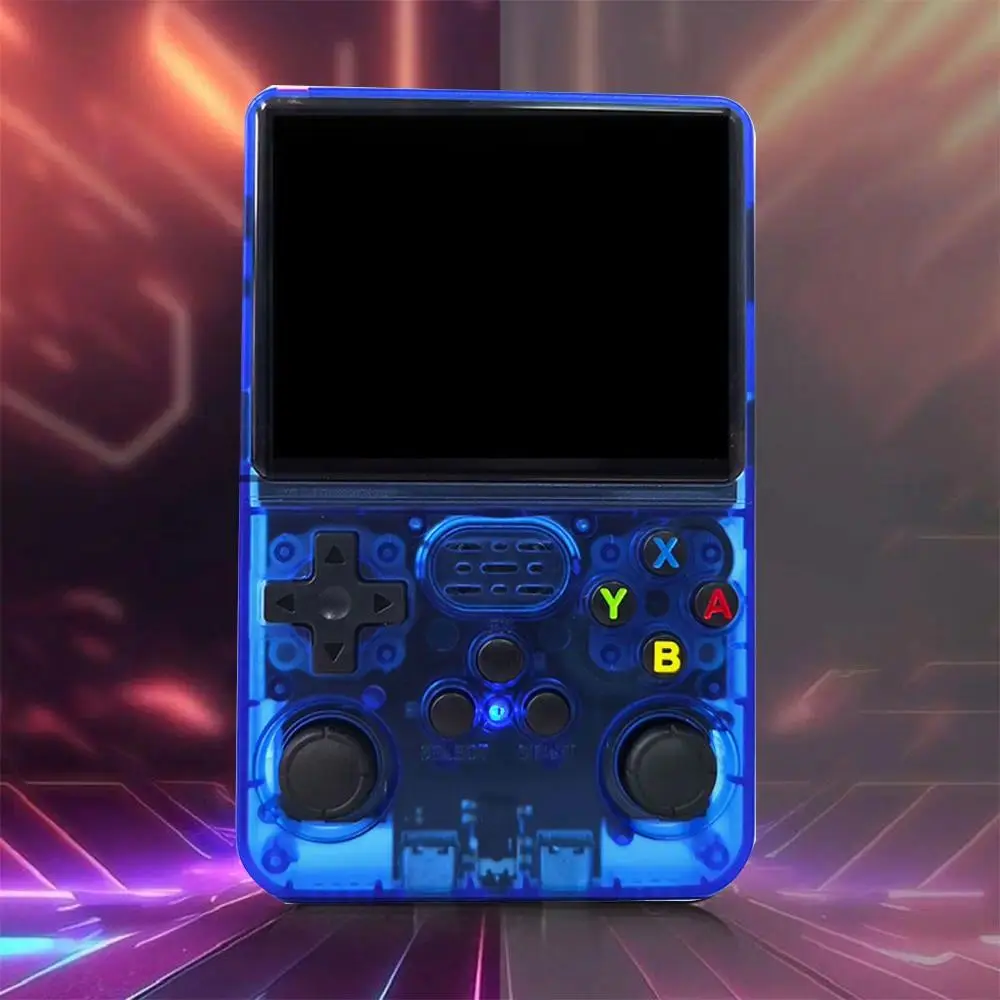 WUDS R36S Retro Video Handheld Console Linux System 3.5 in IPS Screen Built in 3000mAH Battery 32G+64G TF Card for Christmas, Thanksgiving, Holiday Gift
