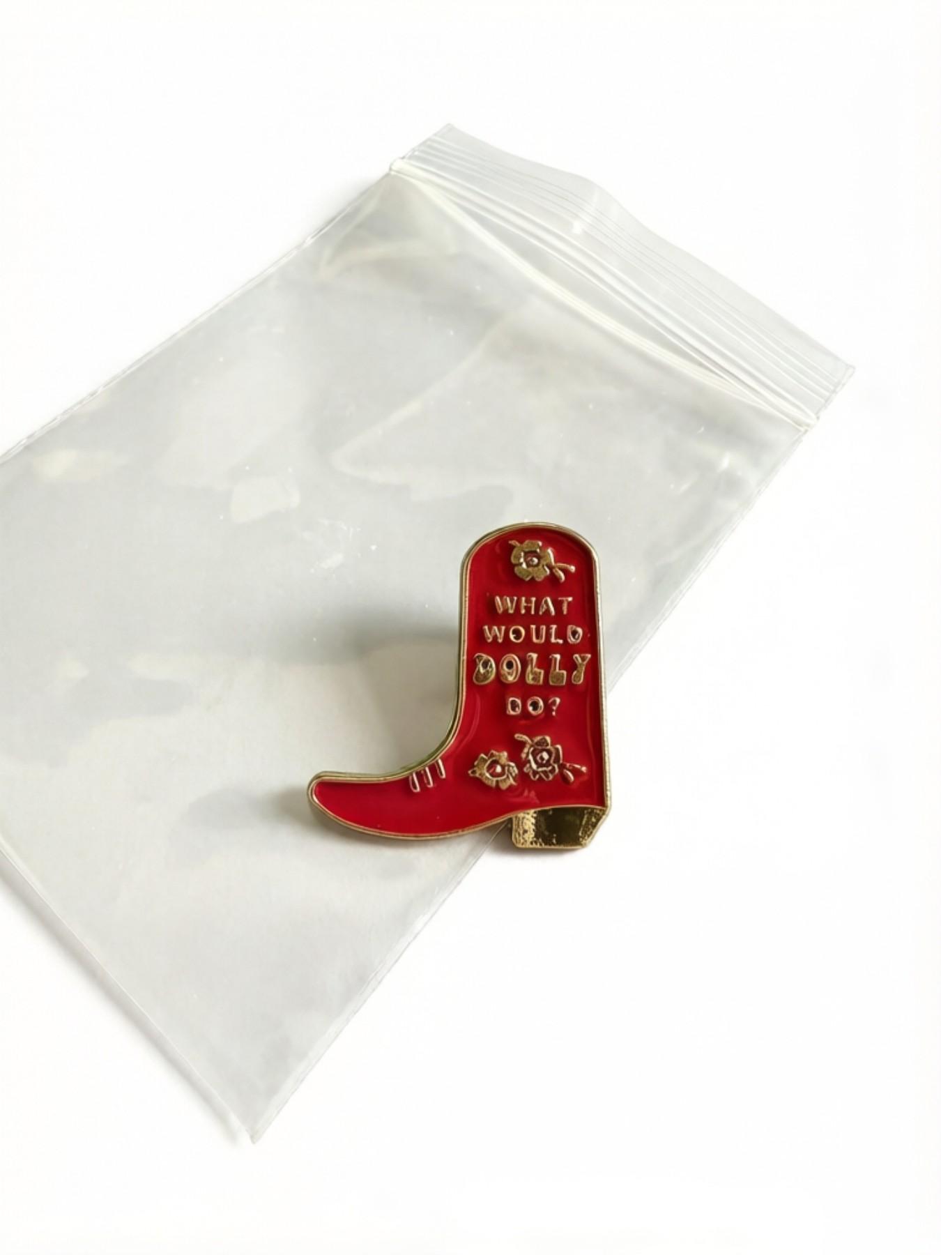 Cowboy Boot Enamel Pin, Western Country Music Female Brooch, Perfect for Bags, Hats, and Clothing Accessories