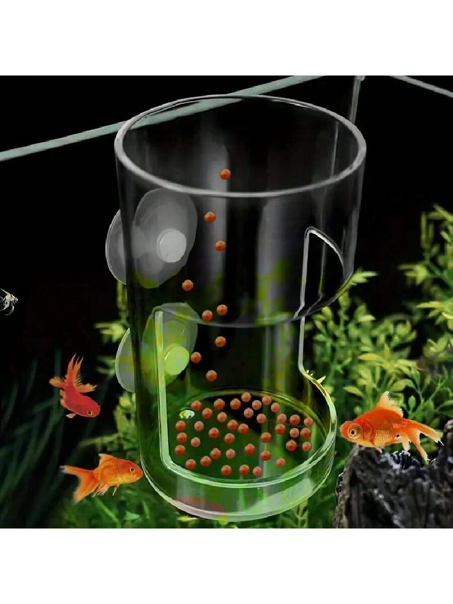 Aquarium Fish Tank Feeding Ring, Non-Slip Plastic Float Circle, Essential Fish Food Dispenser, Square/round Feeder for Aquarium Algae