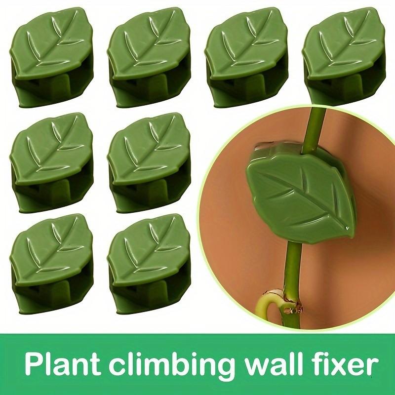30pcs Leaf-Shaped Plant Climbing Clips, Vine Wall Fixing Clamps, Durable Garden Support Hooks, Easy Install Flower Pot Accessories