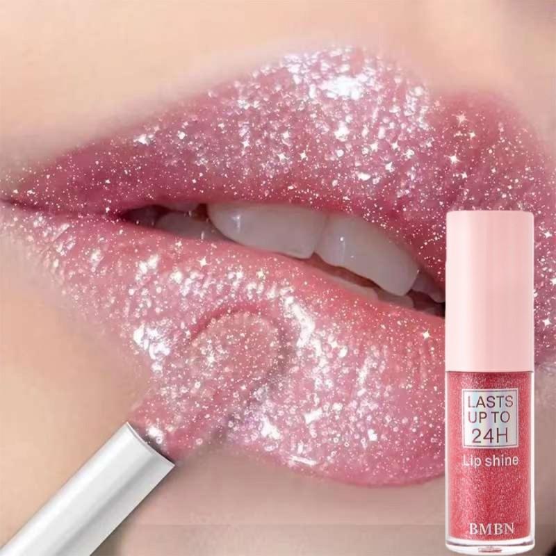 3pc/1pc Long-Lasting Highlight Lip Gloss Set, Includes Moisturizing, Refreshing, Lightweight, Rich Lip Glosses, Nude Lip Liner, Non-Sticky Liquid Lipstick Series