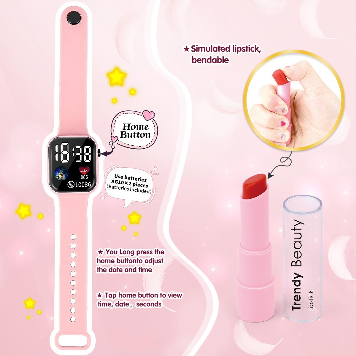 Fashion Girl Doll Set Toy, Perfect Holiday Gift Choice, Ideal for Ages 3+, Role-Playing Props for Creative Playtime Adventures, Kit Doll