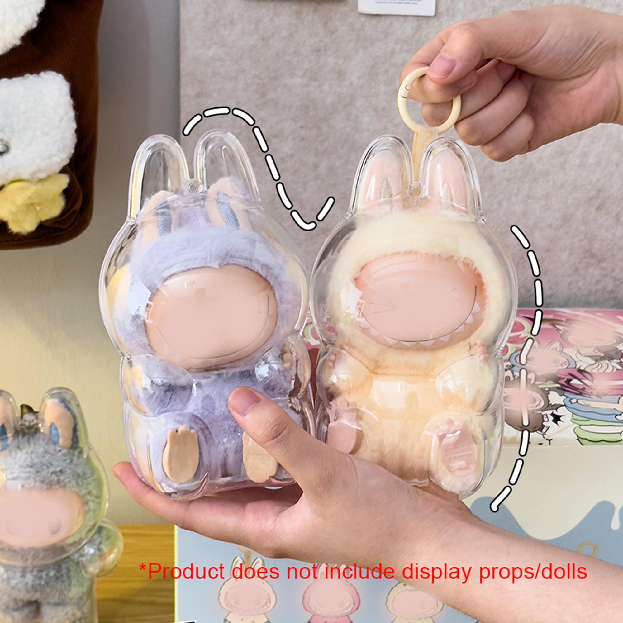 plush pendant Toy Transparent Protection Case, Display Box Custom Molded Design, Essential Outdoor Accessory