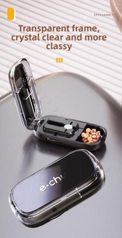 Pill Cutter Splitter for Cutting Pills, Adjustable for Small & Tiny Pills featuring Steady Pill Alignment | Clean Splits,pills cutters,pill cutters that cut in quarters,pills splitter,TikTokShopBlackFriday,TikTokShopCyberMonday Medicine Organizer