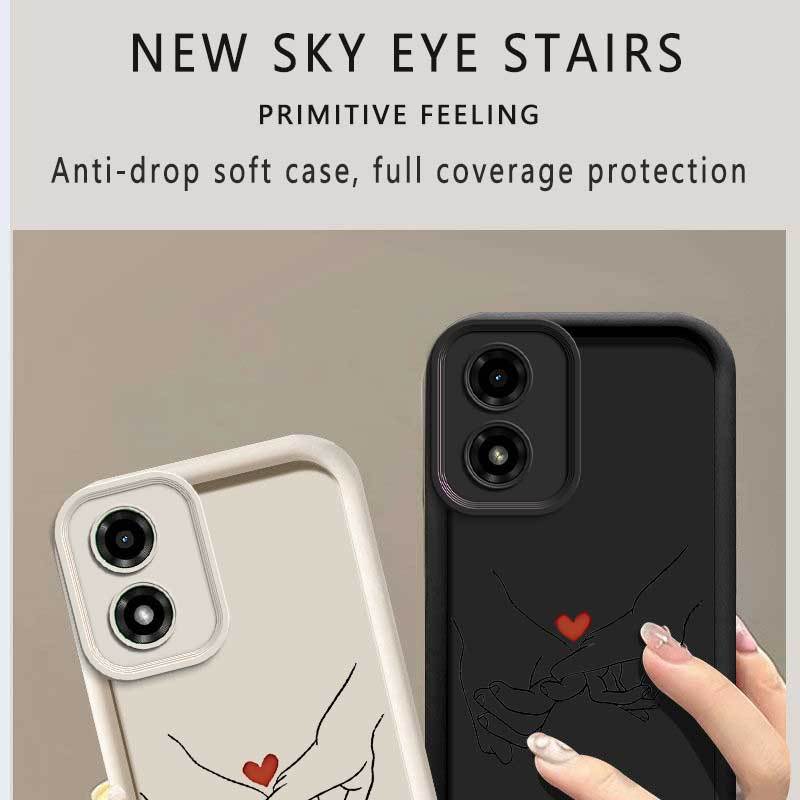 1 Piece E14 Promised Love Fashion Ready Flexible For Moto E14 Case With Elegant
