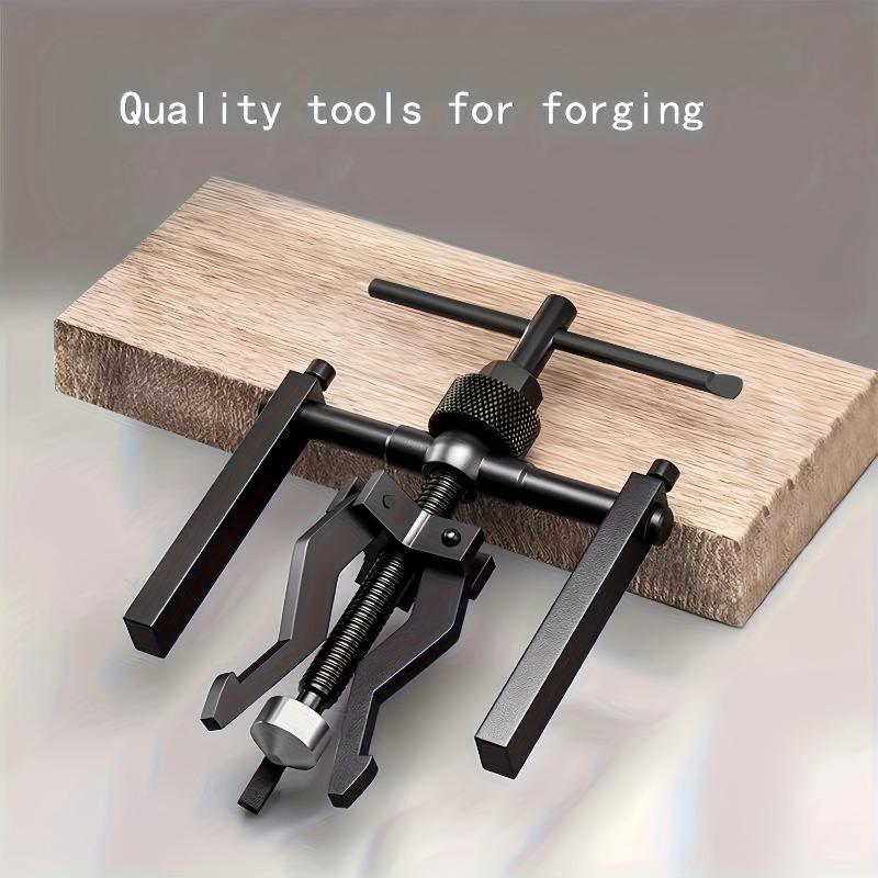 Claw Gear Puller, Three-Claw Pilot Bearing Puller, Inner Bearing Puller, Wheel Bearing Remover, Multifunctional Wheel and Pulley Removal Extractor for Car Maintenance, Auto Repair Tools