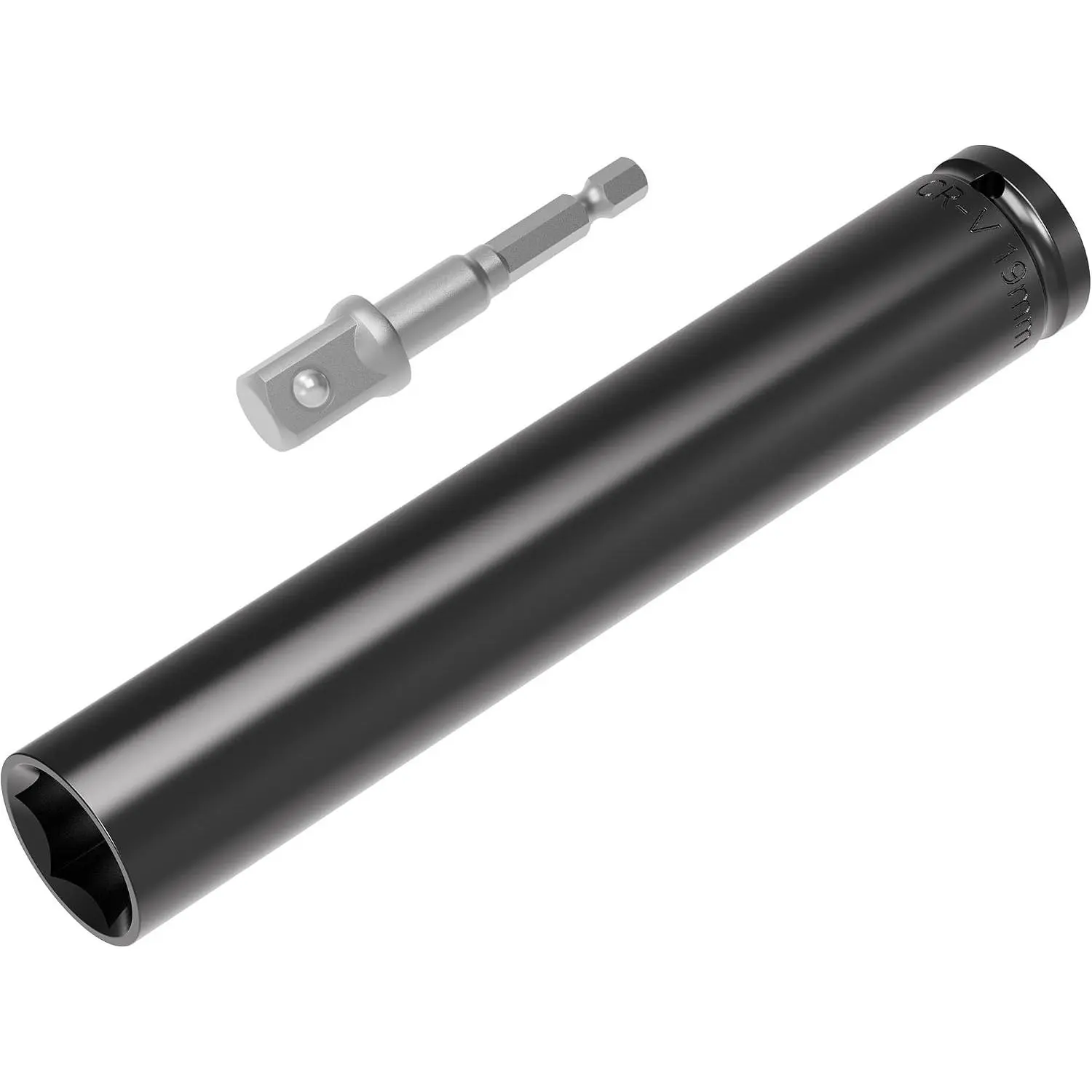 1/2" Drive Socket Set, 19mm Deep  Socket, 6-Point, 6" Length