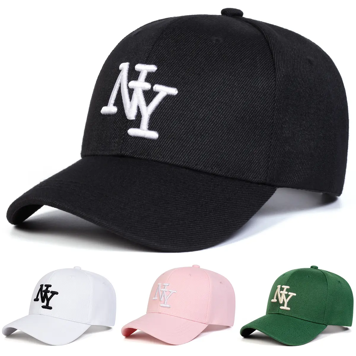 New York Embroidered Baseball Cap, Adjustable Casual Hat for Men & Women, Outdoor Travel, Beach & Everyday Wear, Sports Outdoor Hats