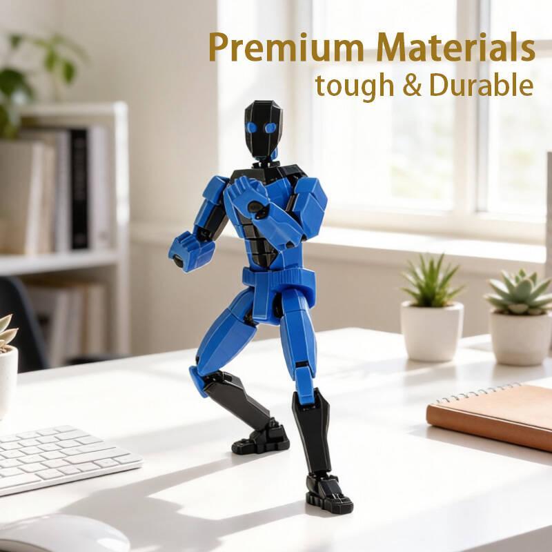 3D Printed Articulated Invincible Mark Action Figure Multi-Jointed Movable Model Collectible Toy Striped Design 13cm