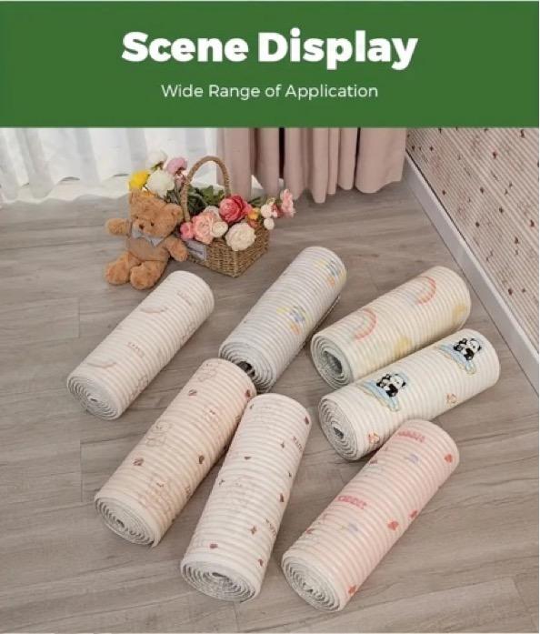 Self-adhesive XPE foam bumpers - Soft rubber buffer strips with & design, peel and stick safety guards for walls, corners, furniture bedside, living room, dining table - Ideal Thanksgiving gift, durable impact resistant, for home decor, Corner Protectors