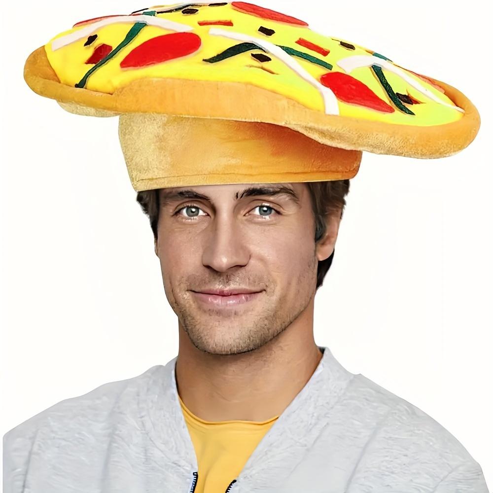 New Pizza Hat for Fun Games, Parties, Stage Events, New Year's Gift Decoration, Christmas, Halloween, Thanksgiving, Easter, Costume/Halloween, For Adult Use Only